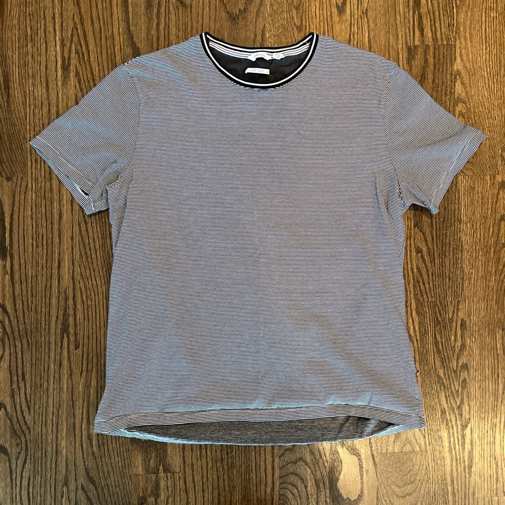 Calvin Klein Striped Black / White Tee